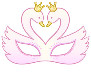 purple mask carnival