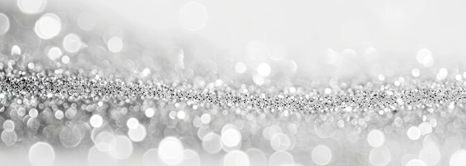 Fototapeta na wymiar Abstract shiny white glitter background