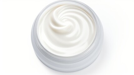 cosmetic cream on a white background