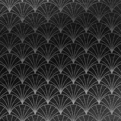 Art Deco artistic background. Black and white scrapbook paper design universal use