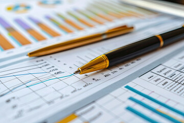 Stock graphs and pen generative ai 