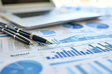 Stock graphs and pen generative ai 