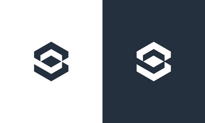 initial B monogram logo design vector