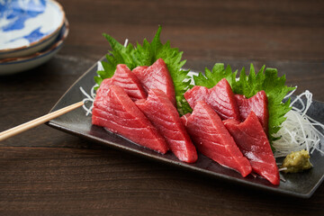 本まぐろの刺身