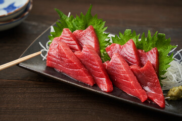 本まぐろの刺身