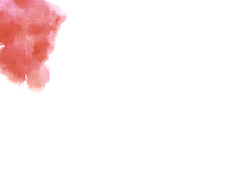 赤色の水彩テクスチャ背景