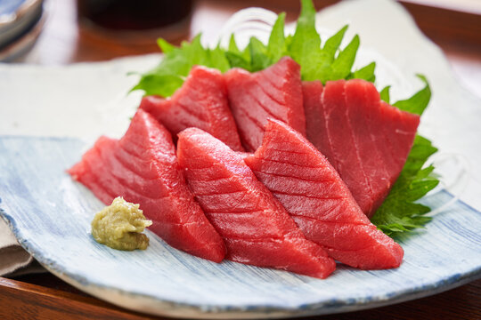 本まぐろの刺身