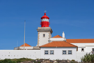 Cabo da Roca Lighthouse in Portugal - 715399531