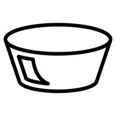 stack of bowls icon