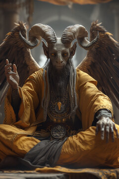 Baphomet as symbol of satanism and occultism