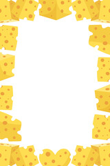 Cheese Frame Background