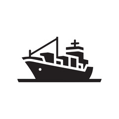 Nautical Silhouettes: Boat Silhouettes Conveying the Timeless Allure of Nautical Aesthetics - Transportation Silhouette - Ship Vector - Yacht Silhouette
