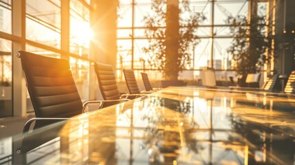 Fototapeta premium photography of close up business room for present project and the meeting room, financial, city, technology, network, building, office, digital, modern, communication, connection