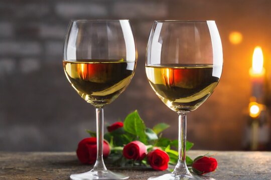 Two glass wine