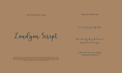Signature Font Calligraphy Logotype Script Brush Font Type Font lettering handwritten
