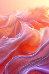 Fototapeta premium Minimalist abstract colorful gradient wallpaper pattern. Great for poster design or frame as decor. Simple shapes and lines. Web design. Peach fuzz pantone vibes.