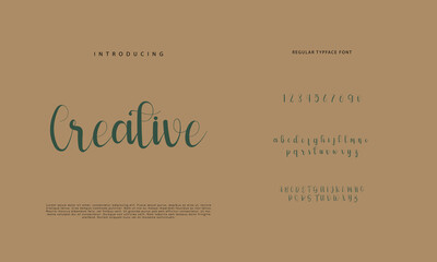 Signature Font Calligraphy Logotype Script Brush Font Type Font lettering handwritten

