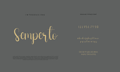 Signature Font Calligraphy Logotype Script Brush Font Type Font lettering handwritten
