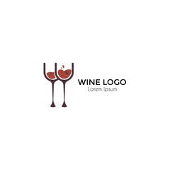 Wine Logo Design. Wine Logo Template