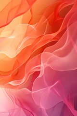 Fototapeta premium Minimalist abstract colorful gradient wallpaper pattern. Great for poster design or frame as decor. Simple shapes and lines. Web design. Peach fuzz pantone vibes.