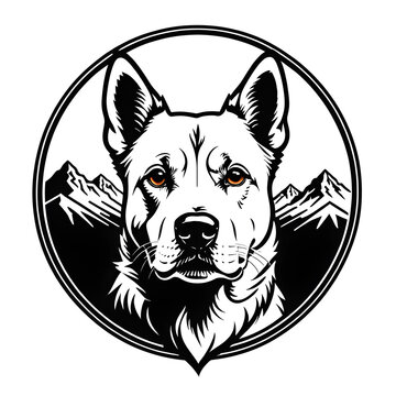 The dog logo