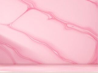 Obraz na płótnie Canvas pink background with a ribbon, Pink glossy marble background