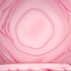 close up of pink heart shaped heart, Pink glossy marble background