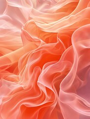 Fototapeta premium Abstract minimalist peach fuzz pantone color decor inspiration. Charming style, pink elements. Boho yet modern. Great as poster design, frame decoration, web design. Soft shapes, lines and colors.