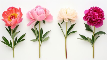 Obraz premium Watercolor Burgundy roses, twigs, leaves. For composition of roses, floral frame with roses on a white background