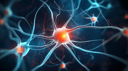 Cell background, virus cells, medical research background