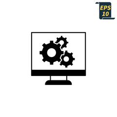 computer icons  symbol vector elements for infographic web