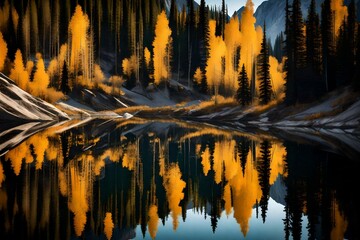 lake in the mountains