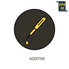 additive icons  symbol vector elements for infographic web