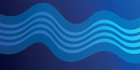 Abstract blue background with flowing lines for futuristic concept. Modern dynamic wave