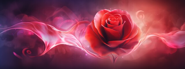 red roses on a red background, valentine, love