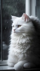 cat on a window sill