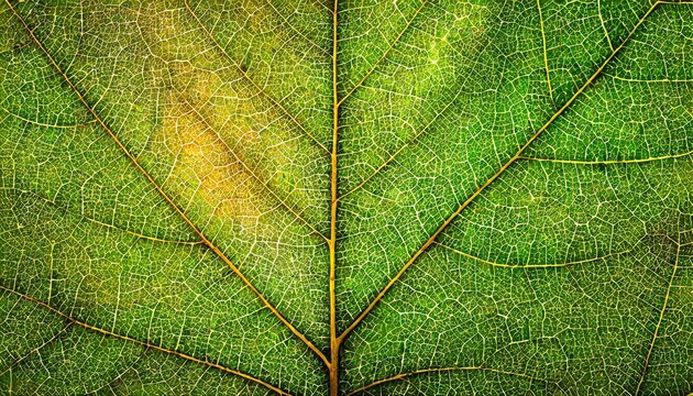 leaf texture leaf background with veins and cells