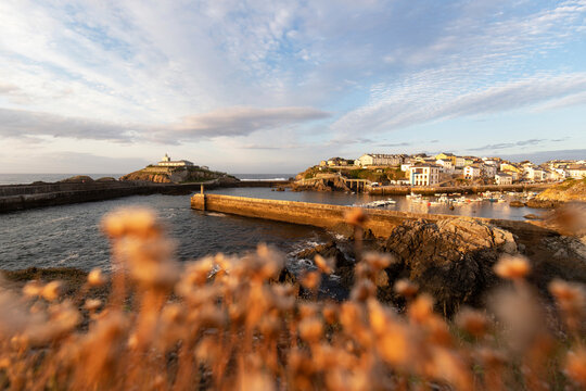 Fishing village in Tapia De Casariego, Asturias, Spain