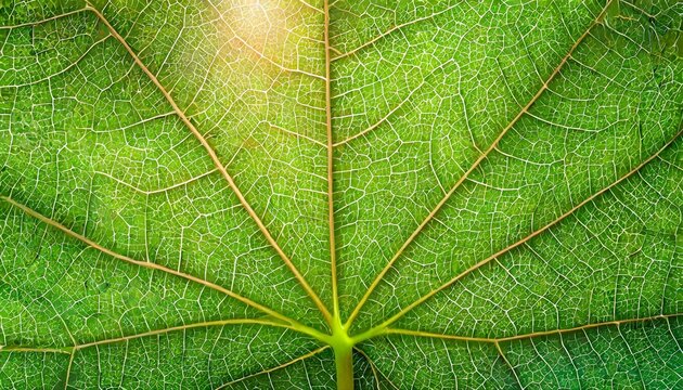 leaf texture leaf background with veins and cells