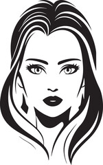 Woman profile line icon. Face, cosmetology, beautician. Beauty care concept. Can be used for topics like beauty salon, dermatology, aesthetic procedure