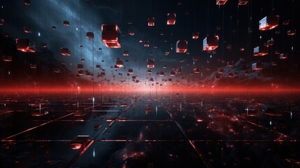 Floating particles in the space of new IT technologies