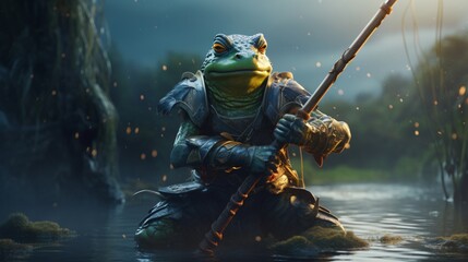 fantastic frog warrior