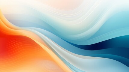 Abstract background with waves for banner, copy space, 16:9