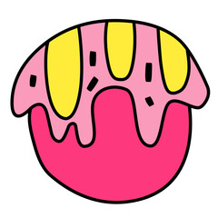 pink donut icon