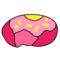 pink donut icon
