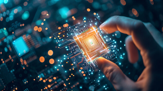 半導体、生成AIのイメージ