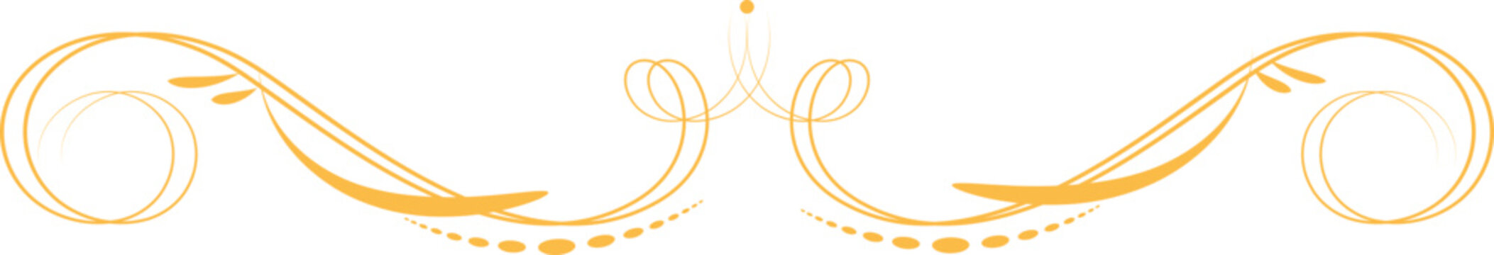 Swirl divider, floral divider 