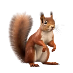 Fotobehang Squirrel clip art © Brain