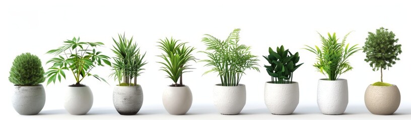 flower pot on a white background