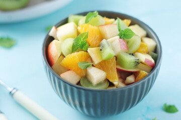 A bowl with fresh fruit
